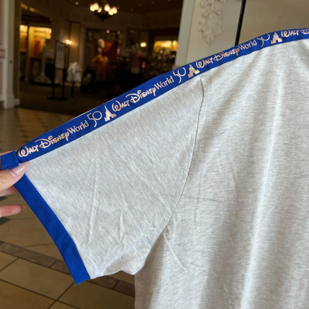 50th Anniversary Ringer Shirt size Medium Walt Disney World